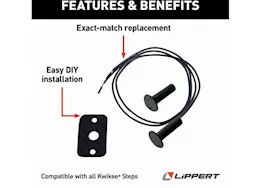 Lippert Switch kit magnet for electric step (black)