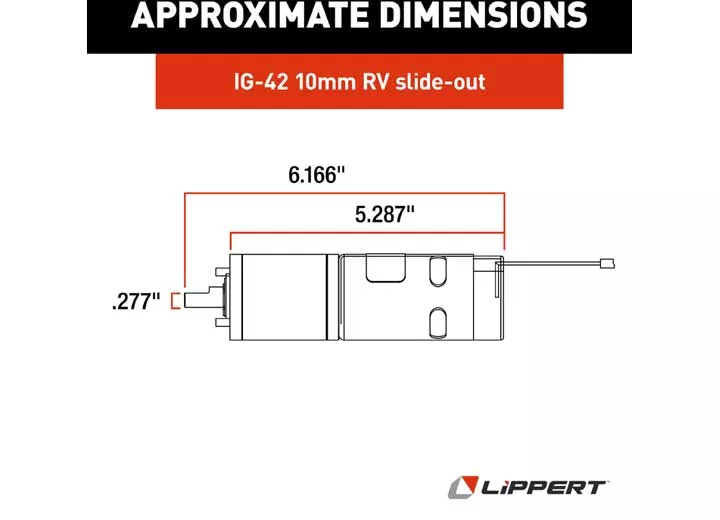 Lippert In-Wall Slide Out Motor