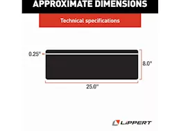 Lippert Tread,non skid 8in-25in