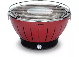 Lippert Odyssey portable charcoal grill - red