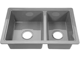 Lippert RV Double Kitchen Galley Sink