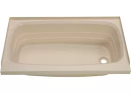 Lippert 24in x 40in bathtub; right drain - parchment