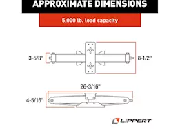 Lippert Manual RV Scissor Jack – 24” (Single Pack)