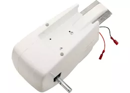 Lippert Regal power awning speaker idler head assembly, white