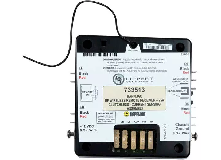 Lippert Clutchless, current sensing (ccs) motor drive assy with wireless remote