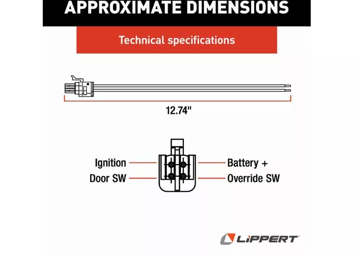 Lippert Components Kwikee 4-Way Plug With Packard Connector