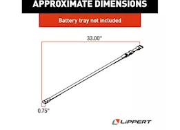 Lippert 33in battery tray strap