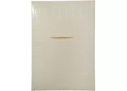 Lippert Bath/Shower Surround - 24"D x 40"W x 58"H, Parchment, Tile