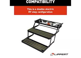 Lippert Revolution double electric step (9010000464)