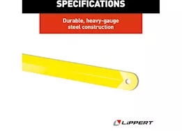 Lippert Components Support Arm for PSx1 Power Stabilizer - Yellow