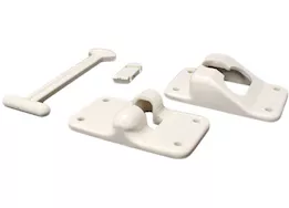 Lippert 6in polar white composite in tin -style door holder