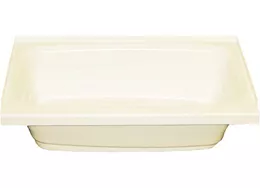 Lippert 24in x 36in bathtub; left drain - parchment