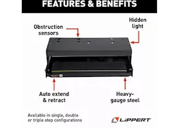 Lippert Step, series 26 w/motor & switch kit