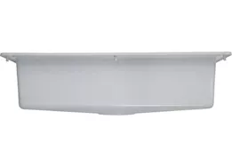 Lippert 25in x 17in single bowl sink - white