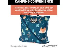 Lippert Thomas payne kids sleeping bag w/ pillow-wilderness print