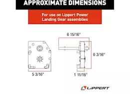 Lippert Aluminum landing gear box (venture)