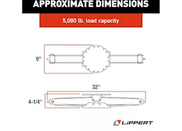 Lippert Manual RV Scissor Jack – 30” (Single Pack)