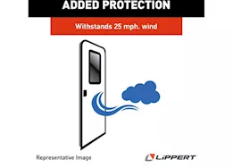 Lippert Friction Hinges for RV Entry Door - White