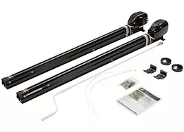 Lippert Universal awning hardware - solera hybrid 69 inch - infinite - am kit - black