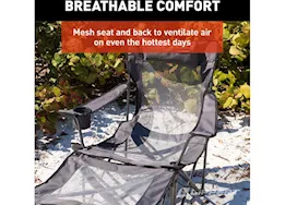 Lippert Campfire 2 position padded recliner with ottoman, sand