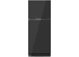 Lippert 10 cu. ft. left-hinge refrigerator (black glass)