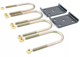 Lippert Axle mounting kit (3.0in axle tube, 1/2in-20 x 7.25in u-bolts