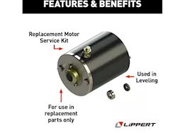 Lippert Motor only service kit for hydraulic motor/pump assembly