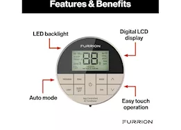 Lippert Furrion enhanced multi zone wall thermostat for furrion ac with app control facw