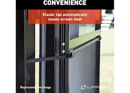 Lippert Screen Shot Automatic RV Screen Door Closer for Lippert 24” Entry Door