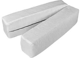 Lippert Fiber mattress: 6x30x10 top hinged 6x30x10 2s-st natural white