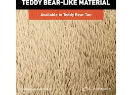 Lippert Cover only; teddy bear bunk matt, tan 3x28x74