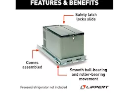 Lippert refrig/freezer tray (wide tray) - (31-1/2in x 20-1/8in x 2-1/2in)