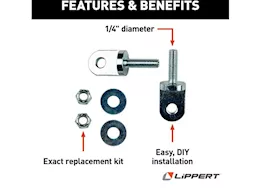 Lippert Chassis 1-1/4in swing bolt kit