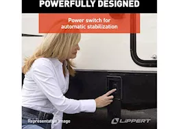Lippert PSx1 High Speed Power Stabilizer with Black Exterior Waterproof Switch