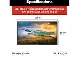 Furrion 28” LED HD TV
