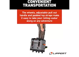 Lippert adventure pro 40 can soft pack wheeled cooler