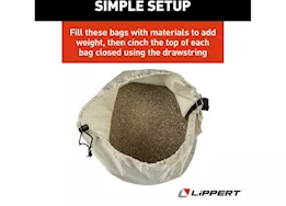 Lippert Sand bag, 4 pack - sand