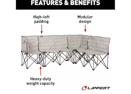 Lippert Campfire sectional sofa - sand