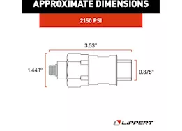 Lippert Pressure switch (nason) - 2150 psi