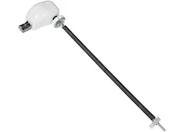 Lippert Manual pull style awning idler head assembly, white