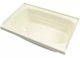 Lippert 24in x 36in bathtub; left drain - parchment