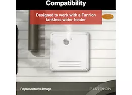 Furrion Retrofit Door for Furrion Tankess RV Water Heating System – 16.1” x 16.1”, White