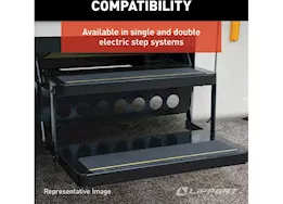 Lippert Single and double electric step gear plate