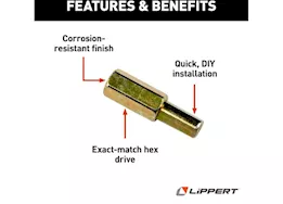 Lippert Hex drive drill adapter