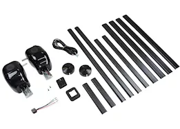 Lippert Manual pull style to power awning conversion kit, black