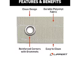 Lippert Patio mat, easy care 6x9 green patio mat
