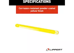 Lippert Components Support Arm for PSx1 Power Stabilizer - Yellow