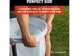 Lippert Collapsible trash bag holder