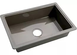 Lippert 25in x 17in single bowl - stainless steel color