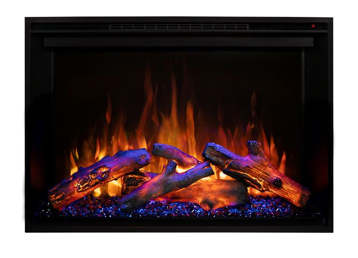 26IN REDSTONE TRADITIONAL ELEC FIREPLACE (10IN DEEP-23IN X 15.5IN VIEWING)